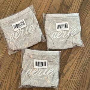 aerie Heather grey bikini panties